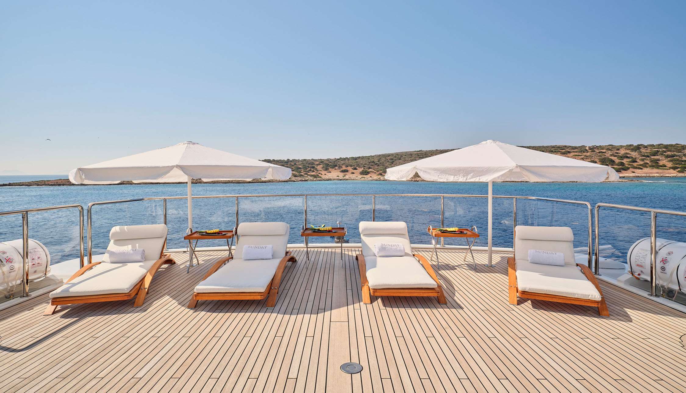 Sundeck Aft Sun Loungers