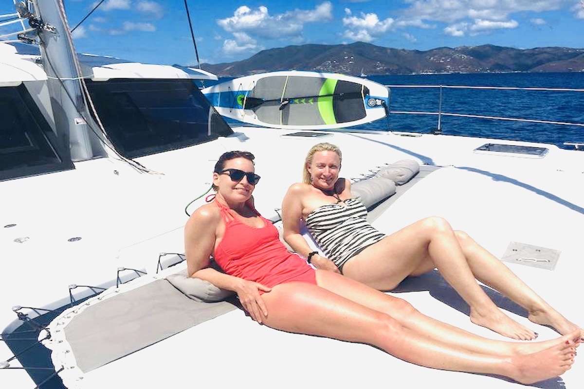 Fore Deck Lounging