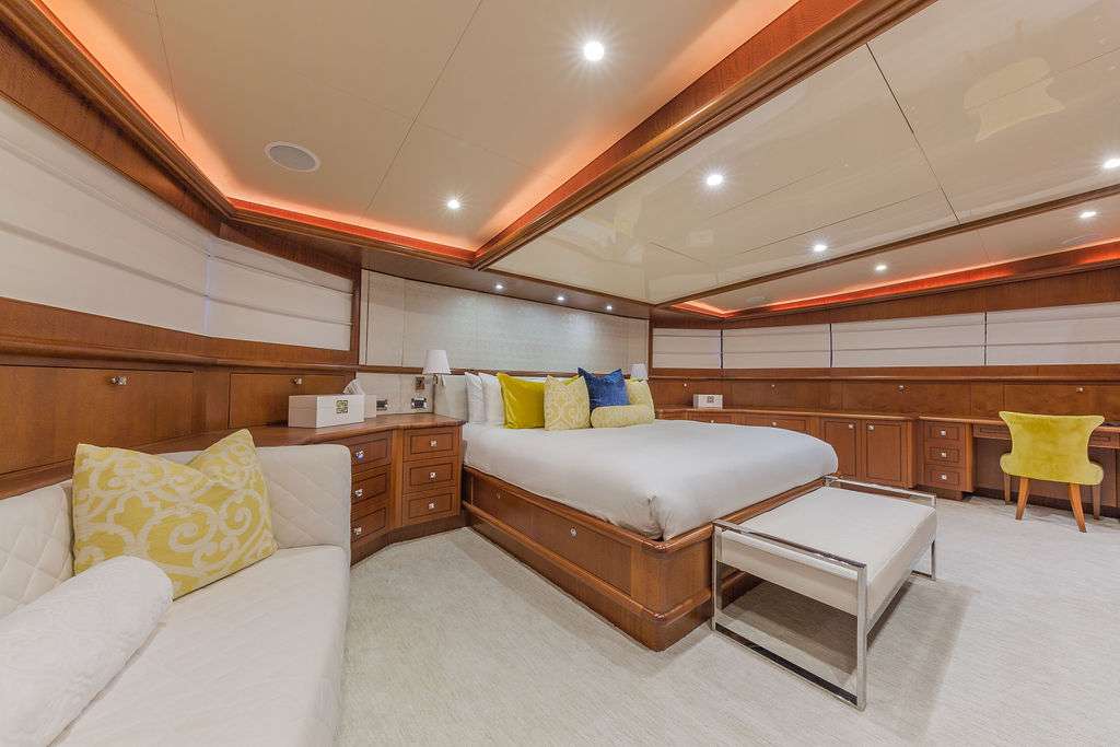 AT LAST Yacht Charter - On Deck King Master Stateroom