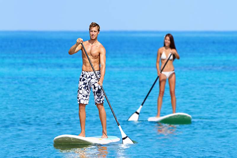 CHAMPAGNE Yacht Charter - Paddle Boarding