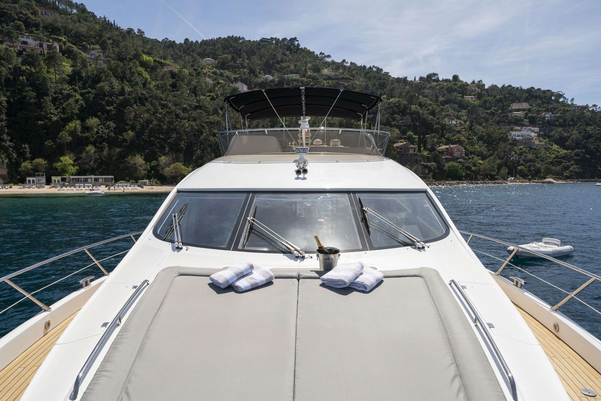 LAZY P Yacht Charter - Forward Deck