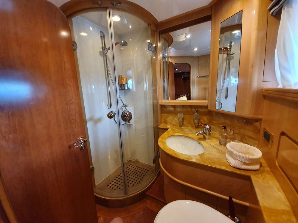 Twin cabin bathroom