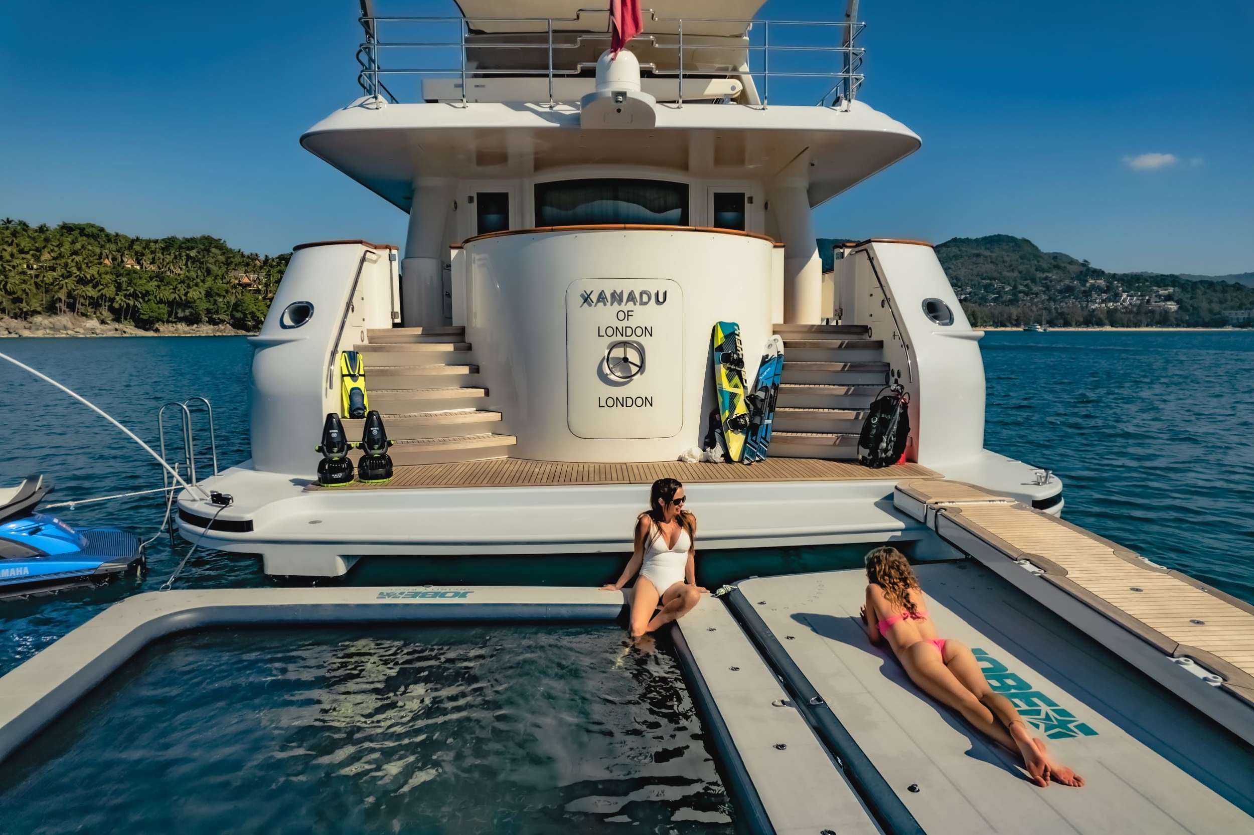 XANADU Swim Platform with Inflatable Dock
