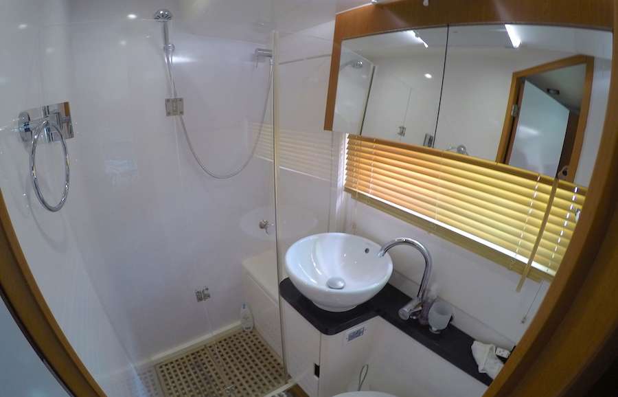 Guest head and shower.
