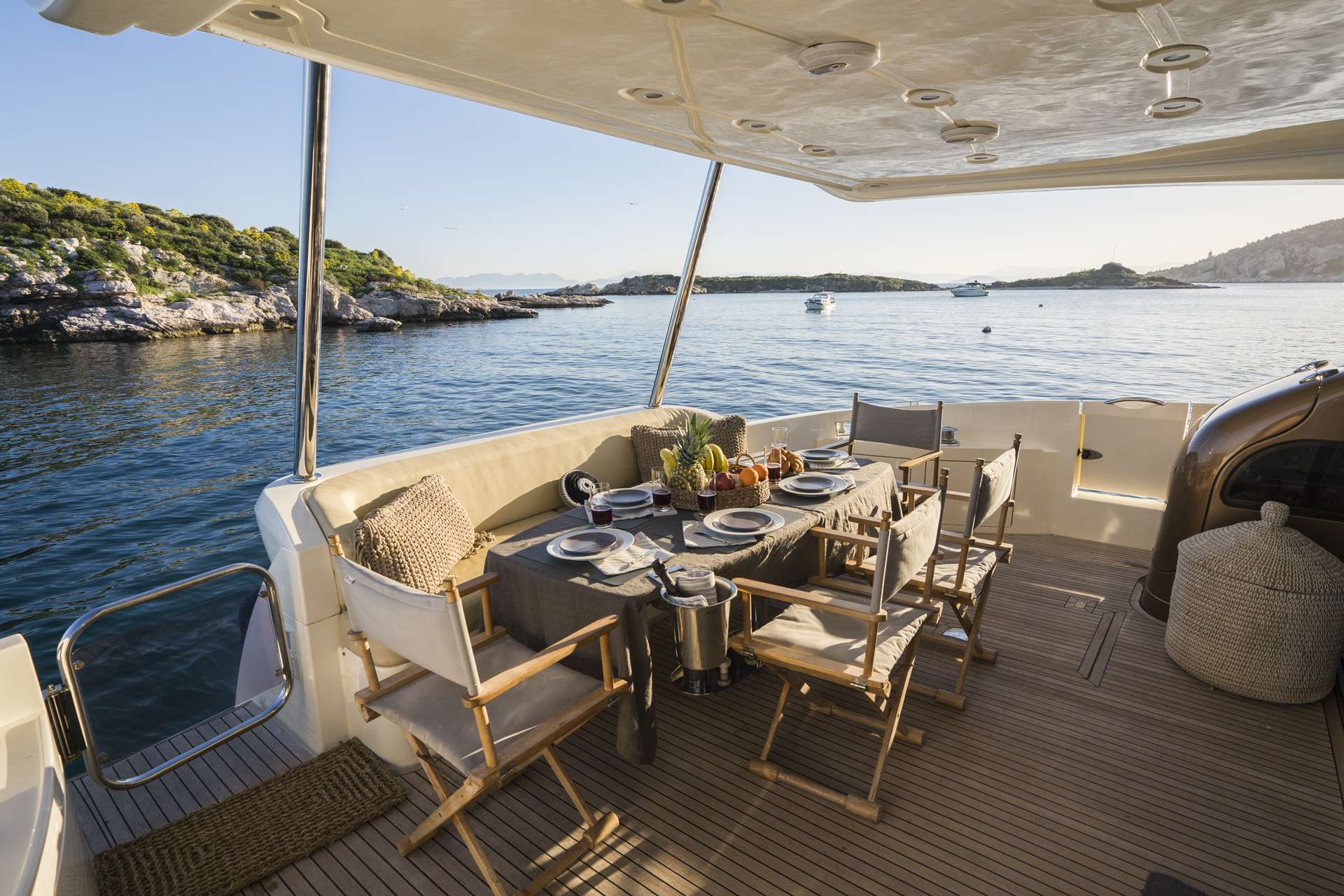 MEDUSA Yacht Charter - Aft deck