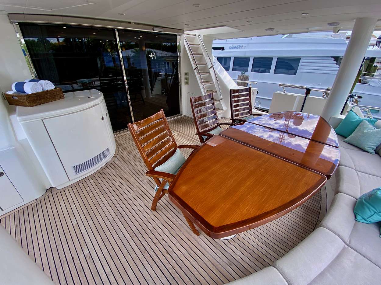 BRANDI-WINE Yacht Charter - Aft deck