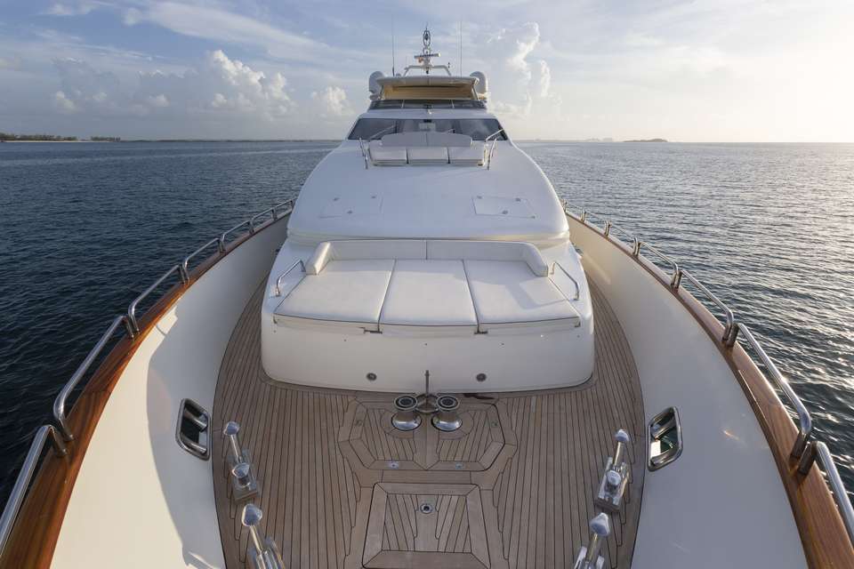 Bow, view aft