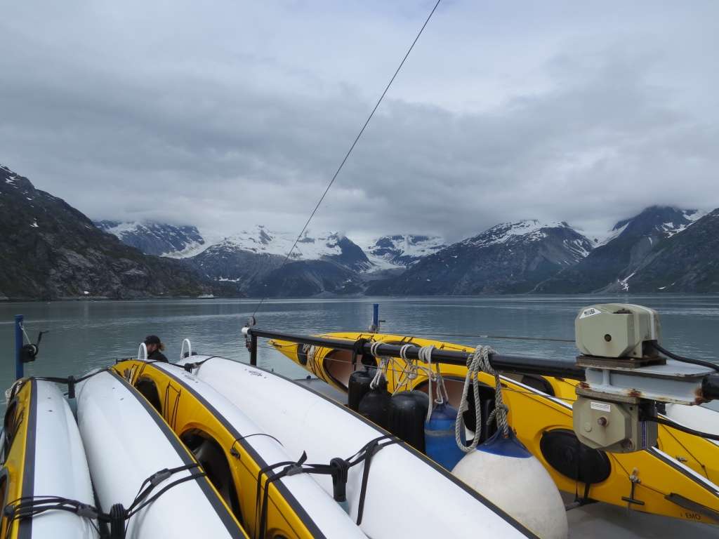 Snow Goose Yacht Charter - 6 -2 person 6 Eddyline Whisper Cabonlite 2000 kayaks.  Spray skirts, PFD, and Paddles are provided with an additional single person kayak for the Naturalist to guide