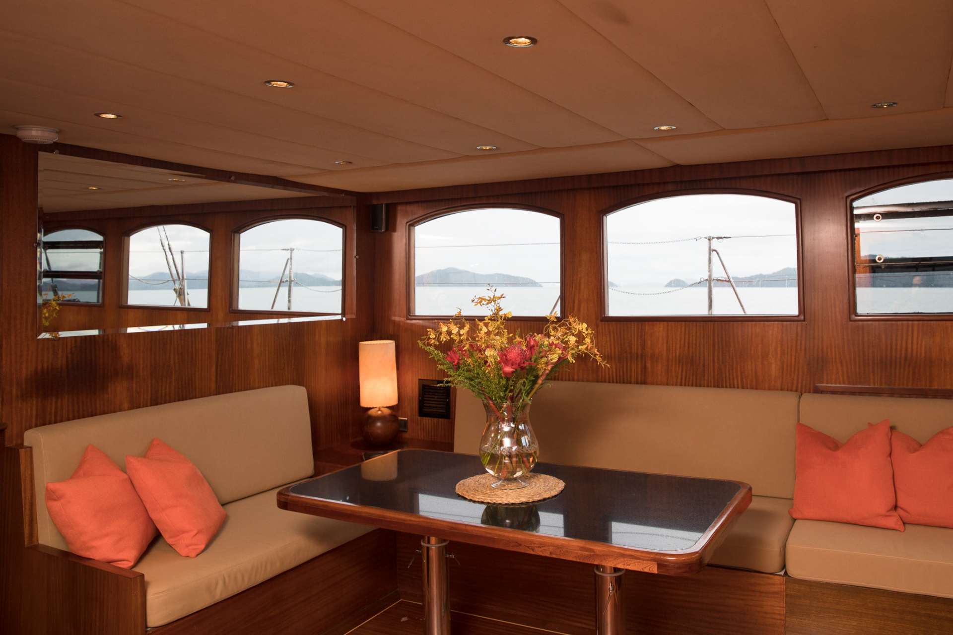 Cosy seating and lots of natural light