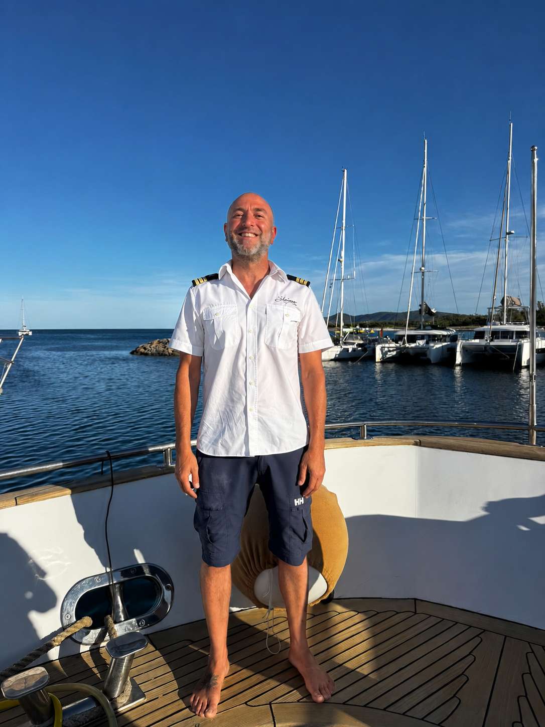 Deckhand Emiliano Cipriani