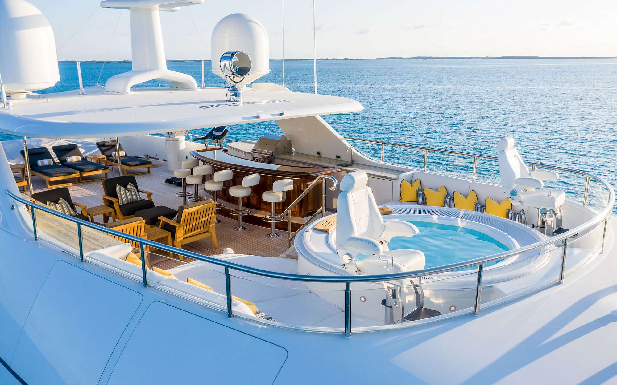 PURE BLISS Yacht Charter - Jacuzzi deck