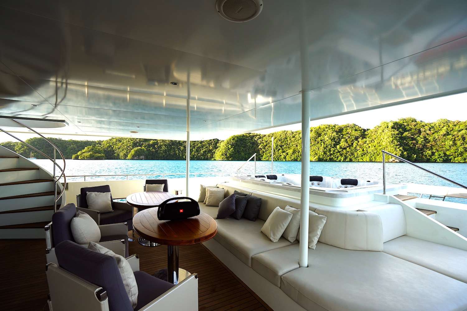 Aft deck