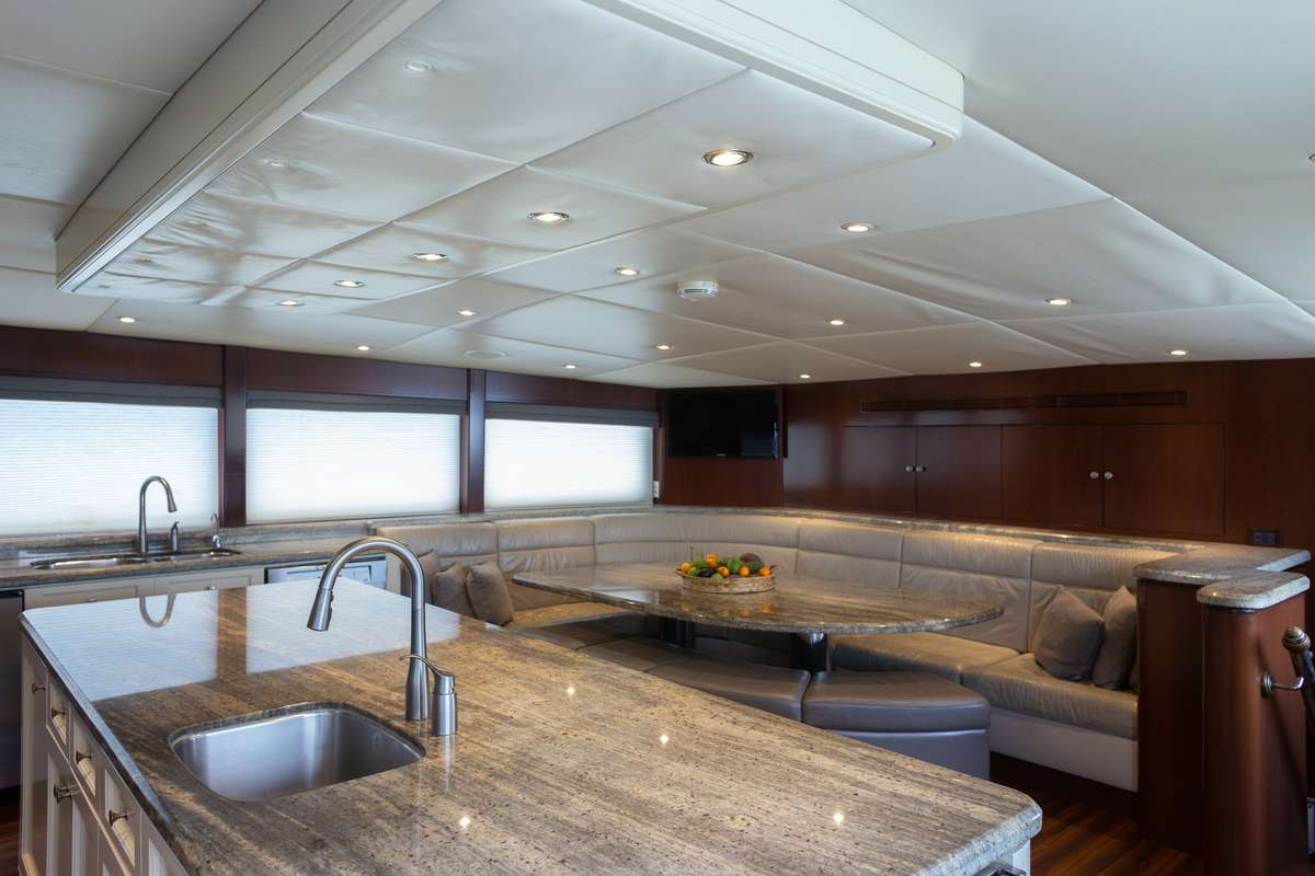 ODIN Yacht Charter - Country kitchen galley