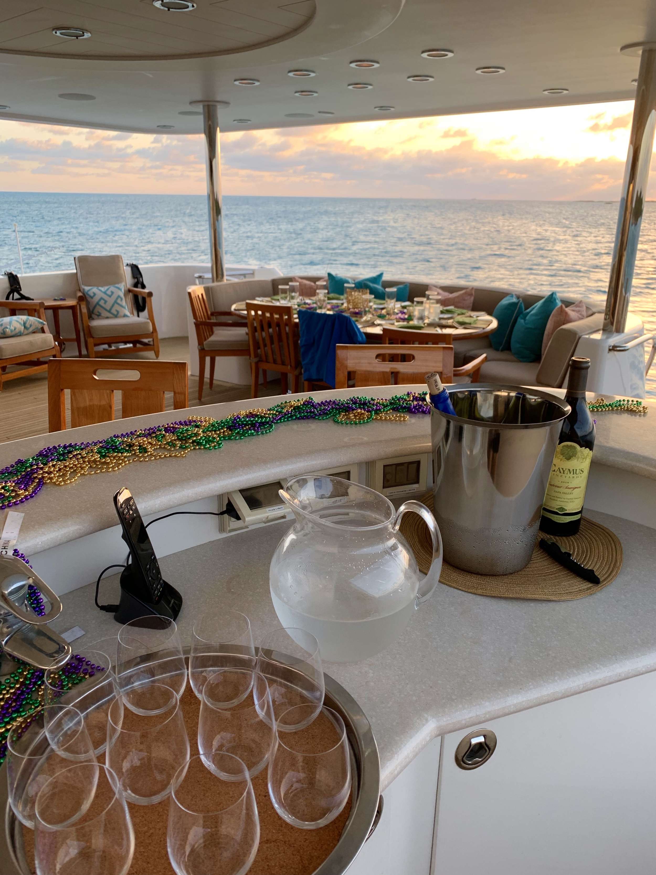 Main deck - bar and side chairs