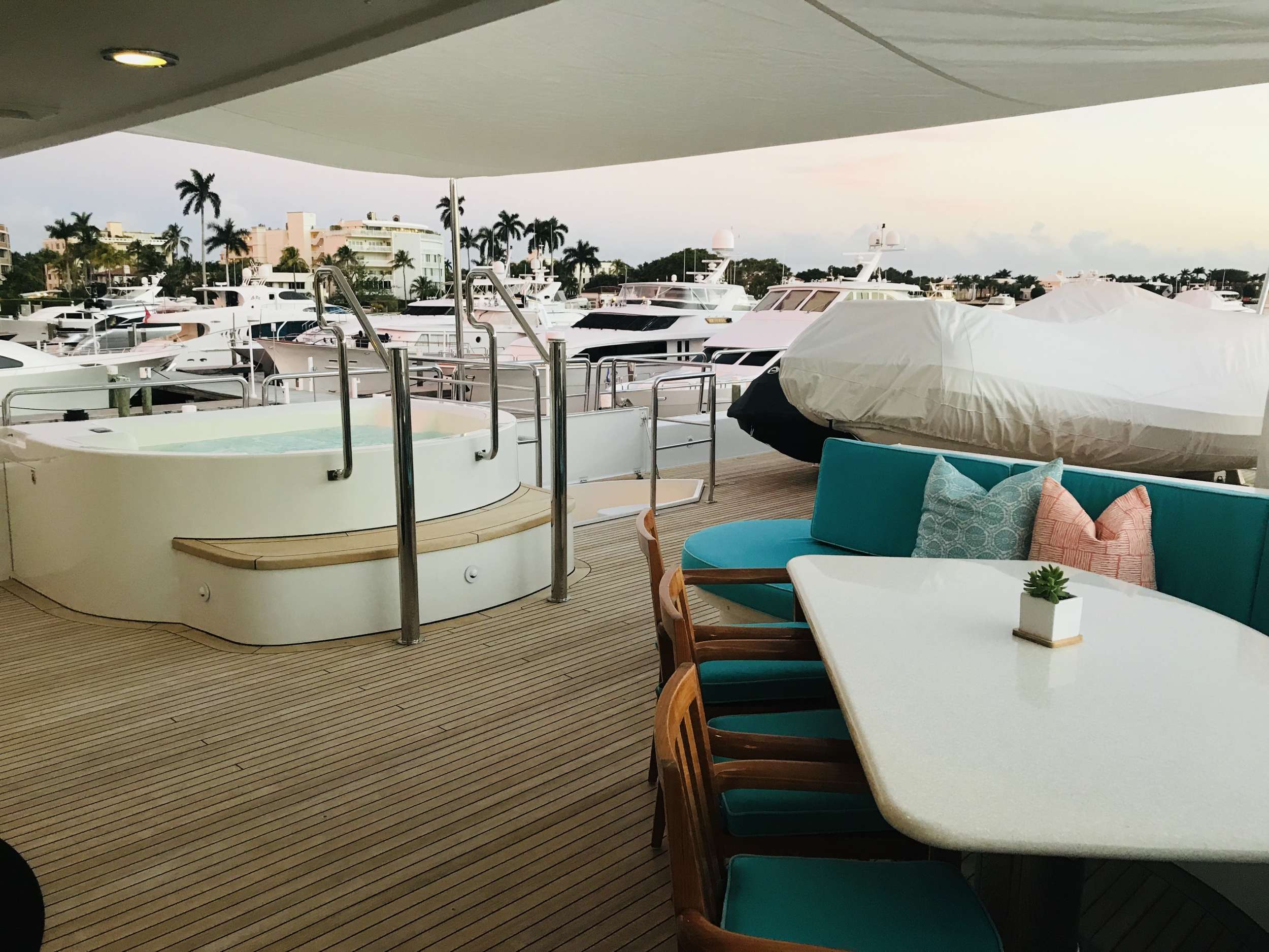 Bridge deck - Aft Jacuzzi