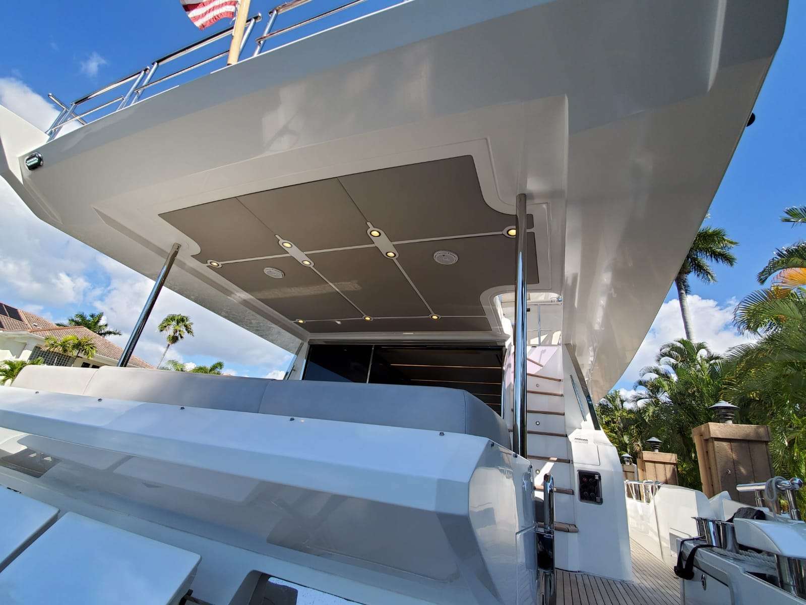 No Name Yacht Charter - Aft Deck &amp; Stairway