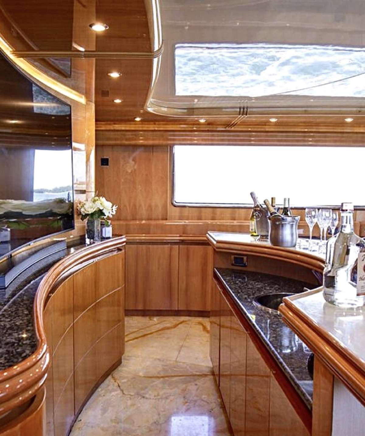 103' Custom Build Yacht Charter - Bar #2