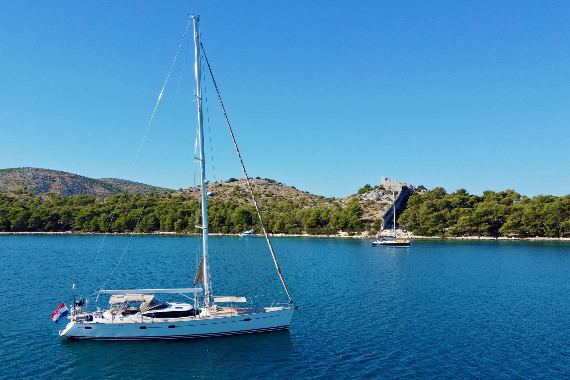 Beautiful blue waters await you...