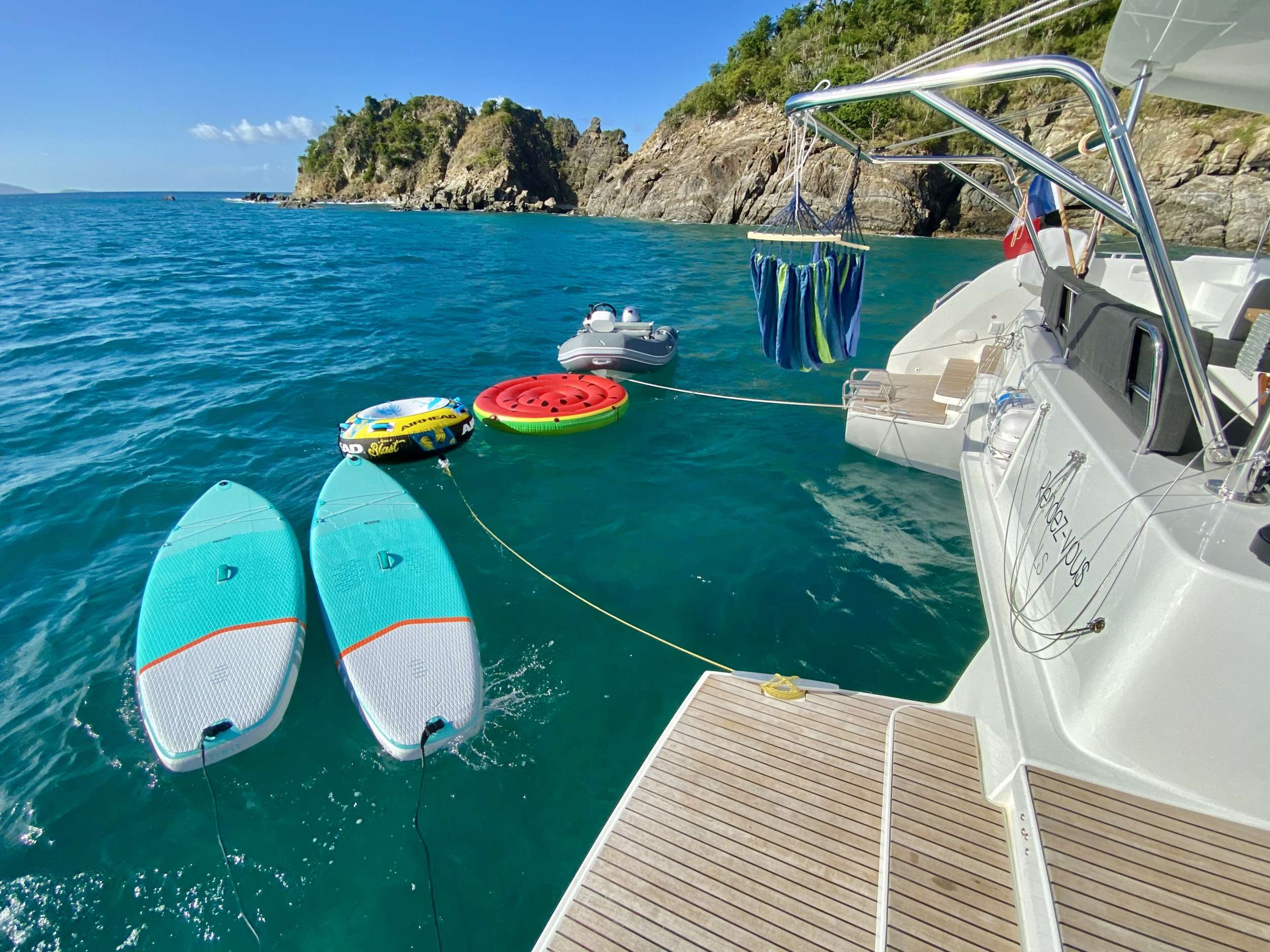 RENDEZVOUS Crewed Catamaran Charter Virgin Islands View Availability
