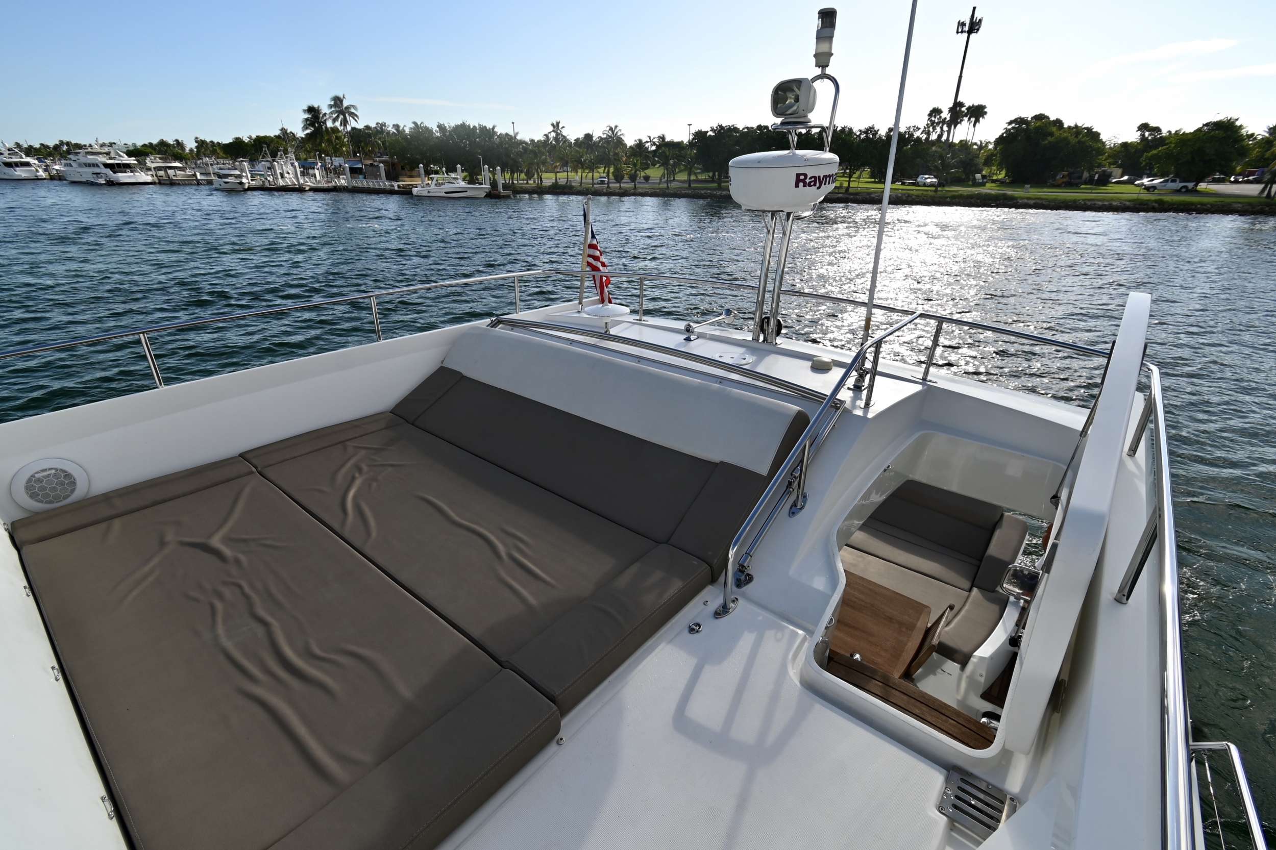 60 Prestige Yacht Charter - Sun pad