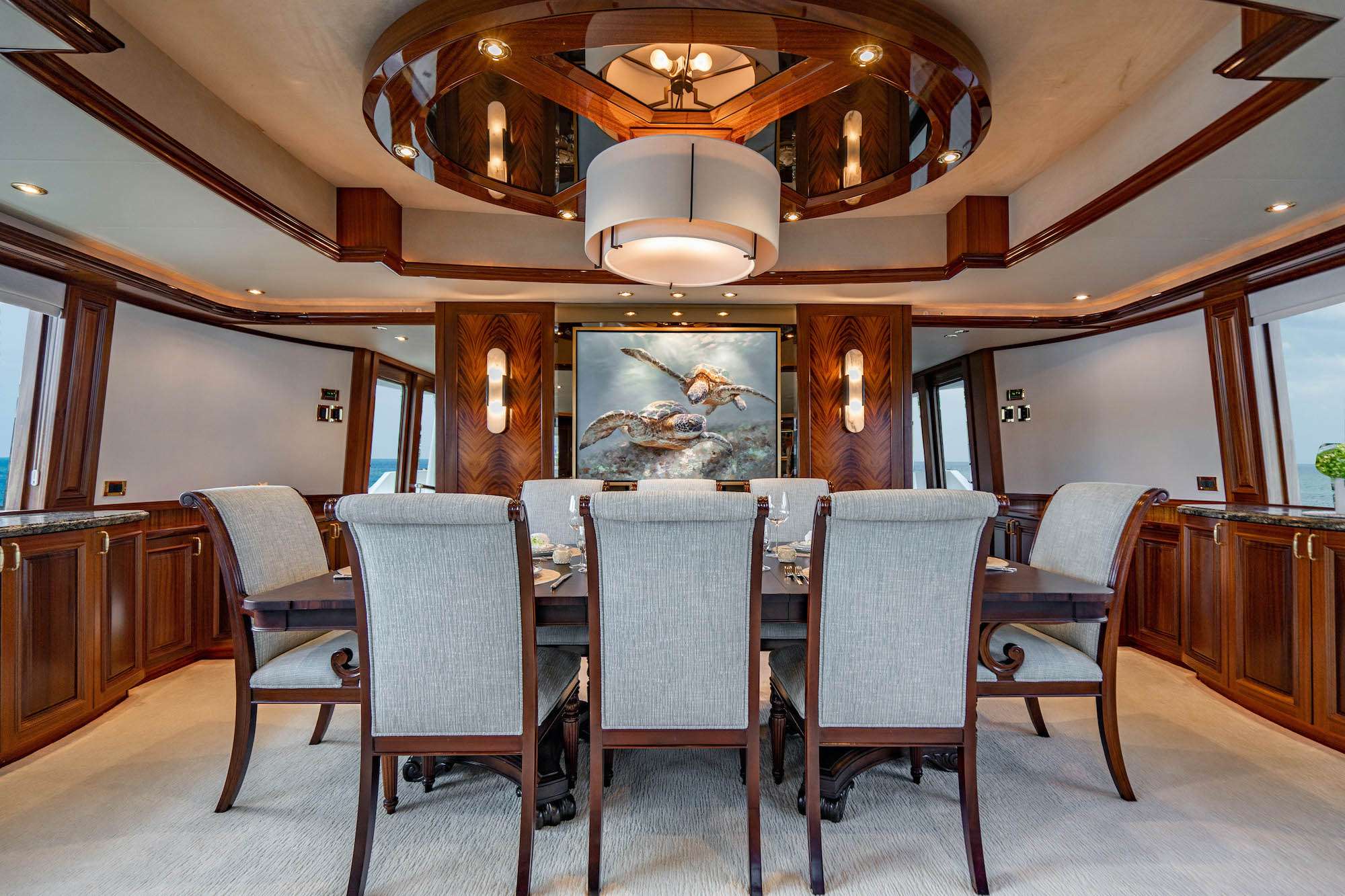 NOW OR NEVER Yacht Charter - Formal Dining