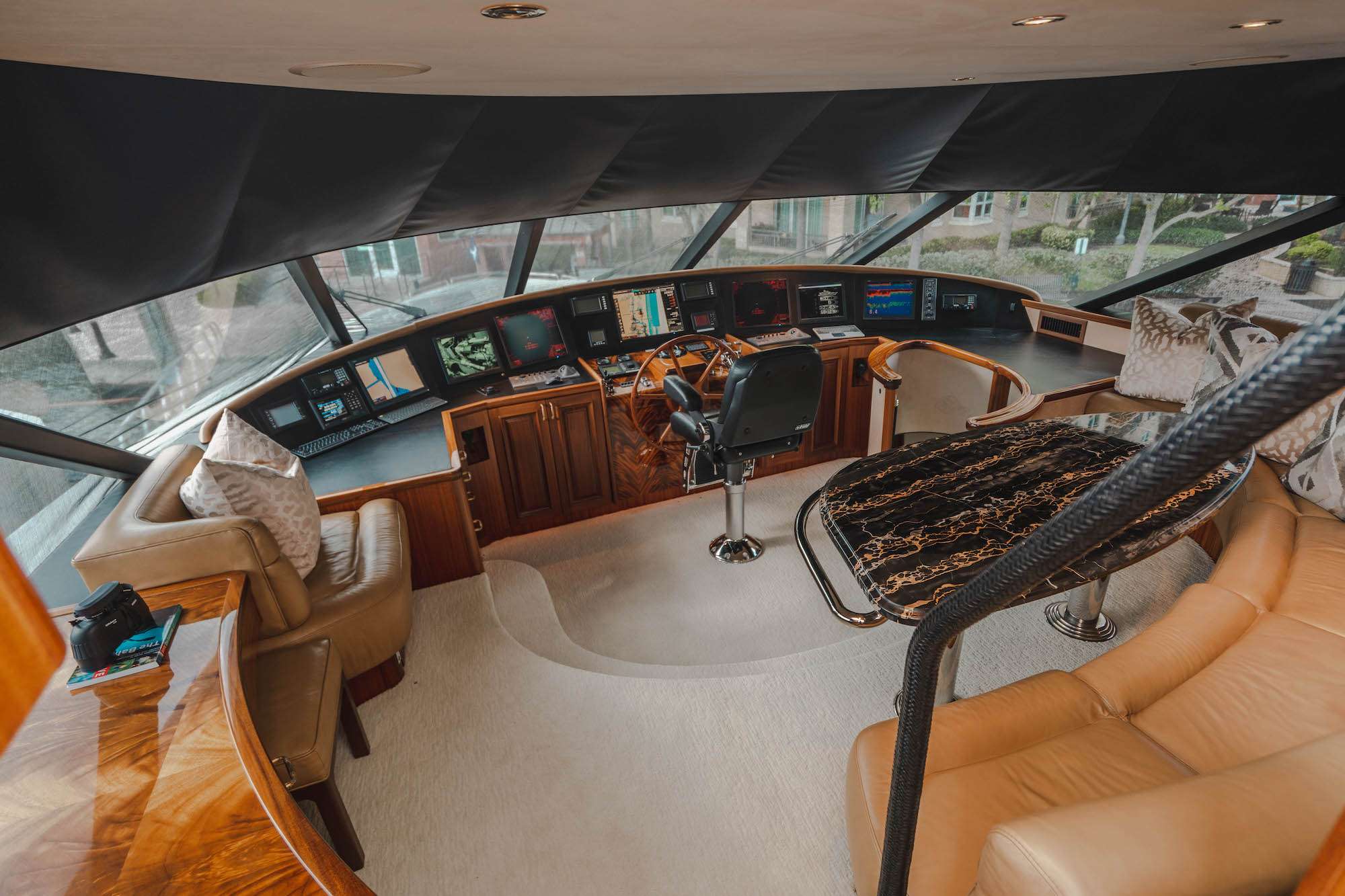 NOW OR NEVER Yacht Charter - Pilothouse