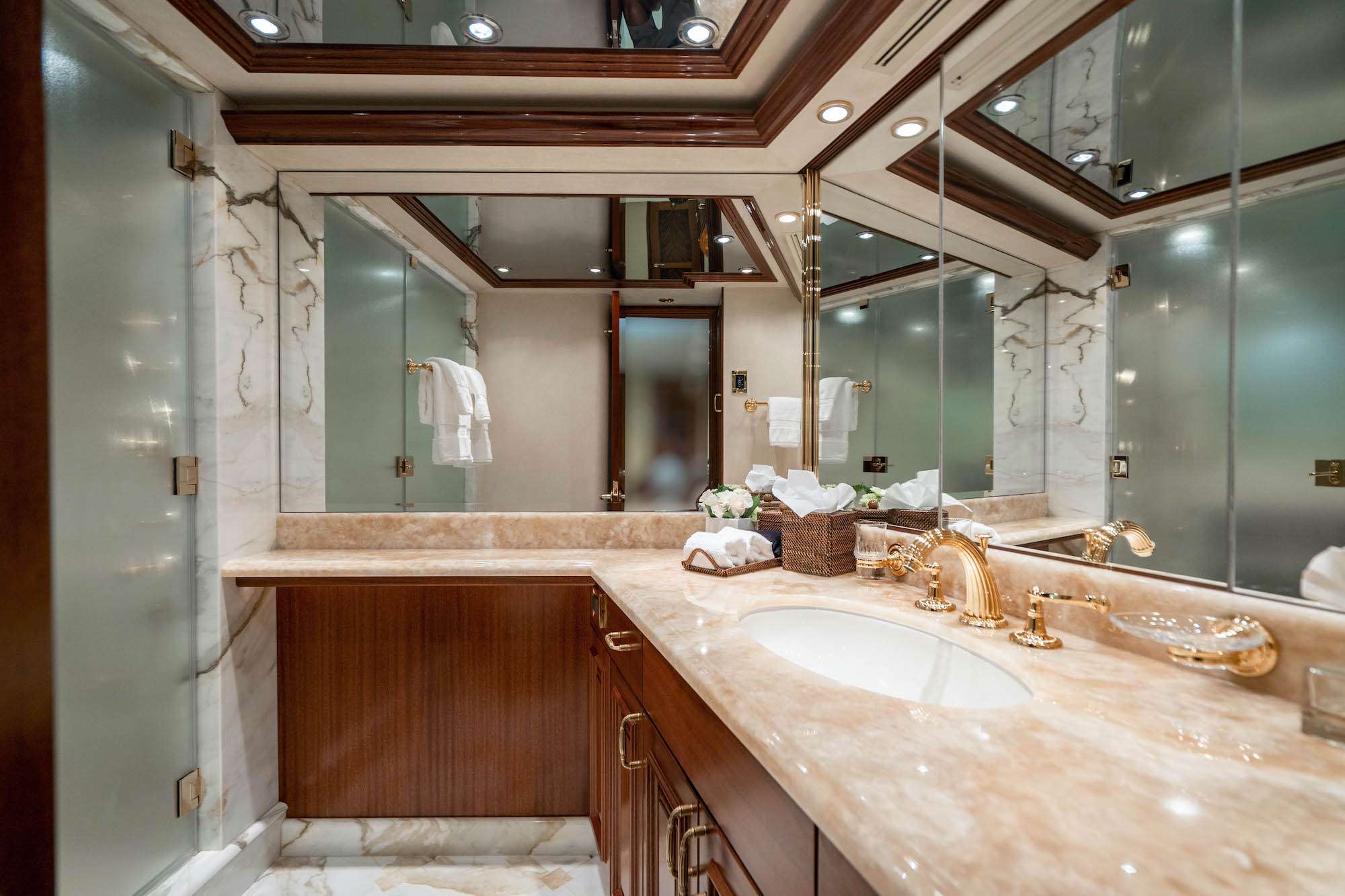 NOW OR NEVER Yacht Charter - Master Bathroom