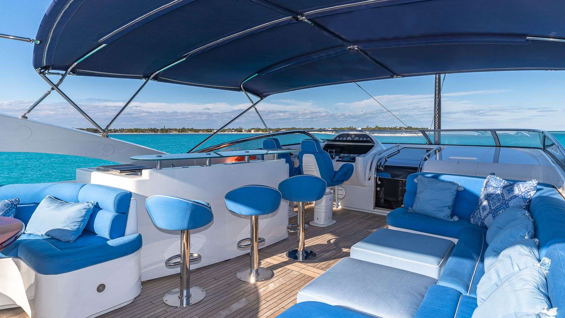 KEFI Yacht Charter - Top deck
