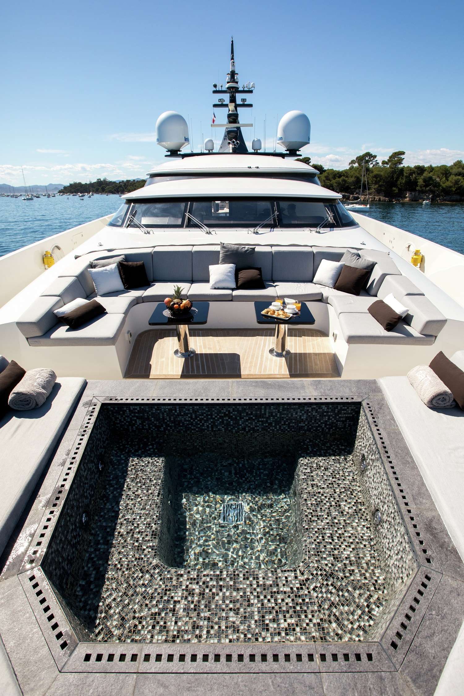 Gems II Yacht Charter - bow area with jacuzzi