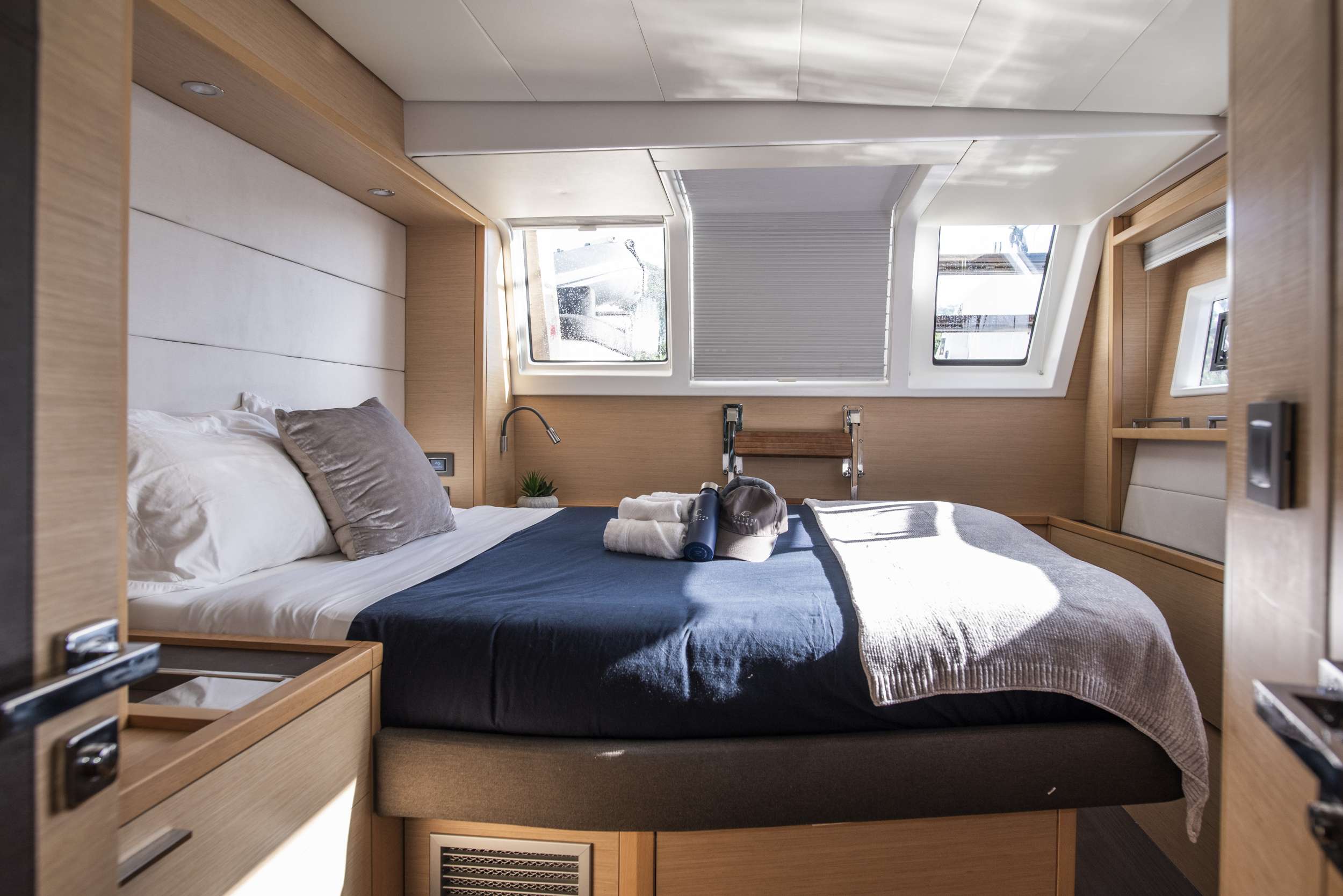 COLETTE Yacht Charter - Guest cabin with aft access