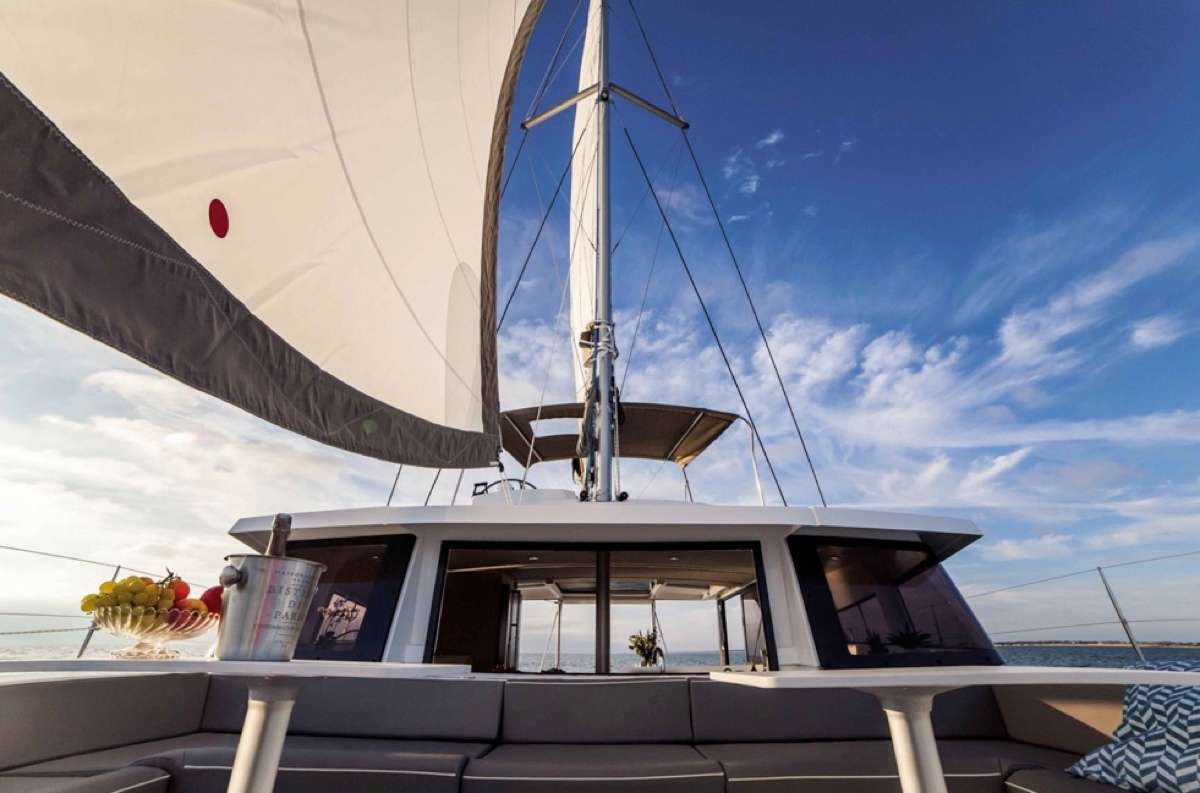 Foredeck lounge area