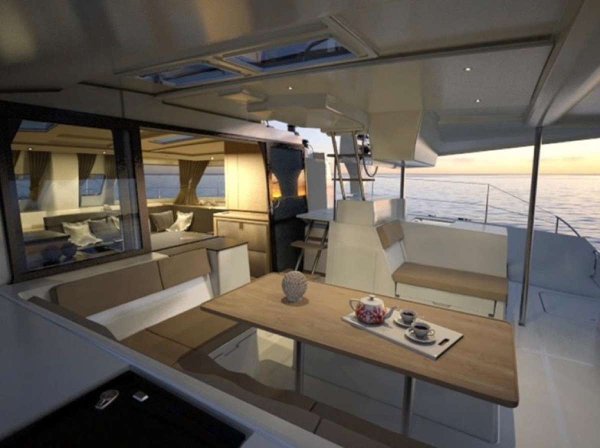 Cockpit dining area