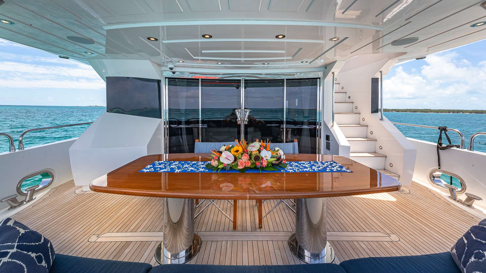 EMRYS Yacht Charter - Aft Deck