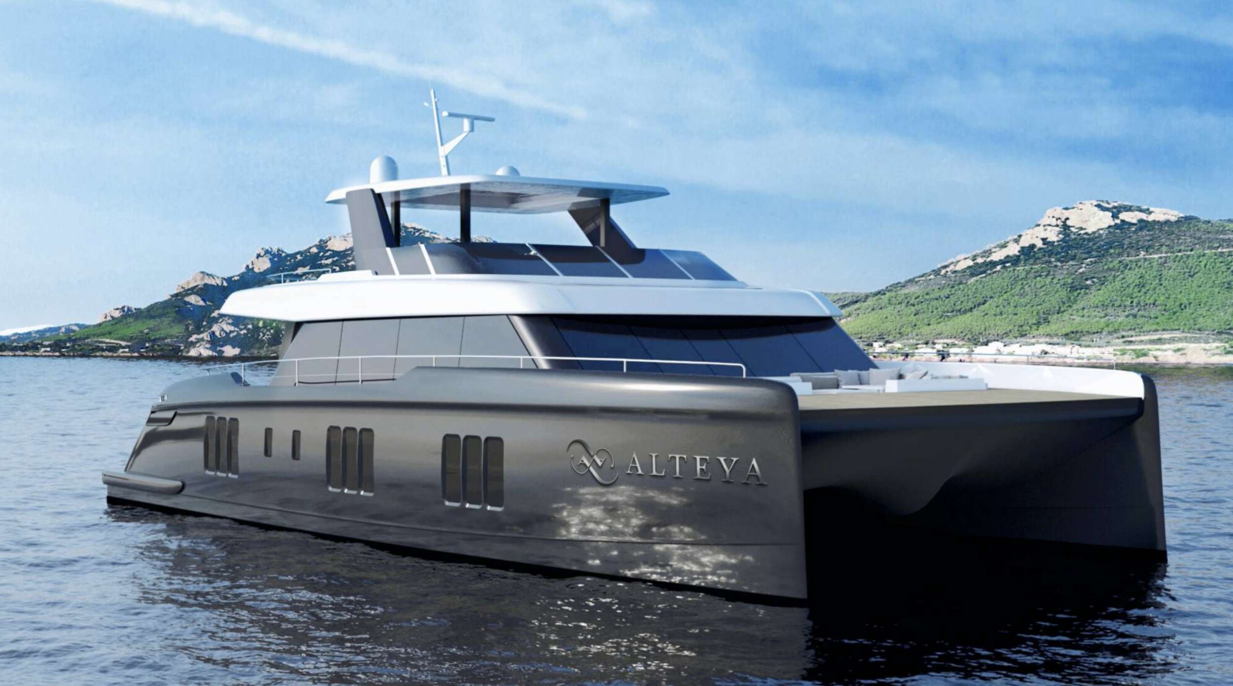 The yacht is to be delivered February 2021.
