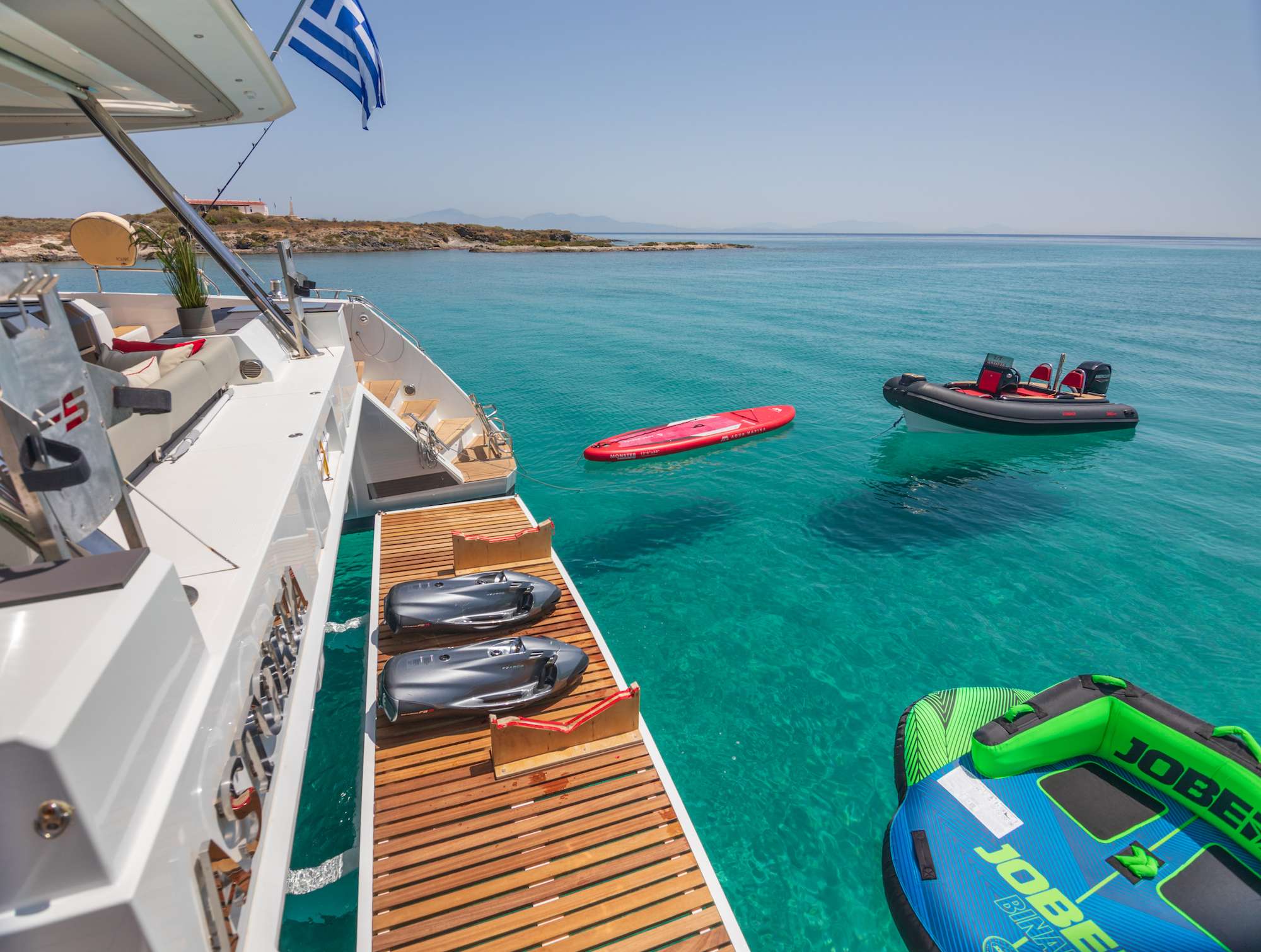 ASTORIA Yacht Charter - Bathing platform