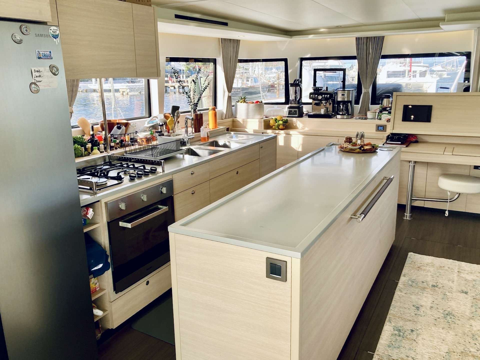 THE PURSUIT Yacht Charter - up galley