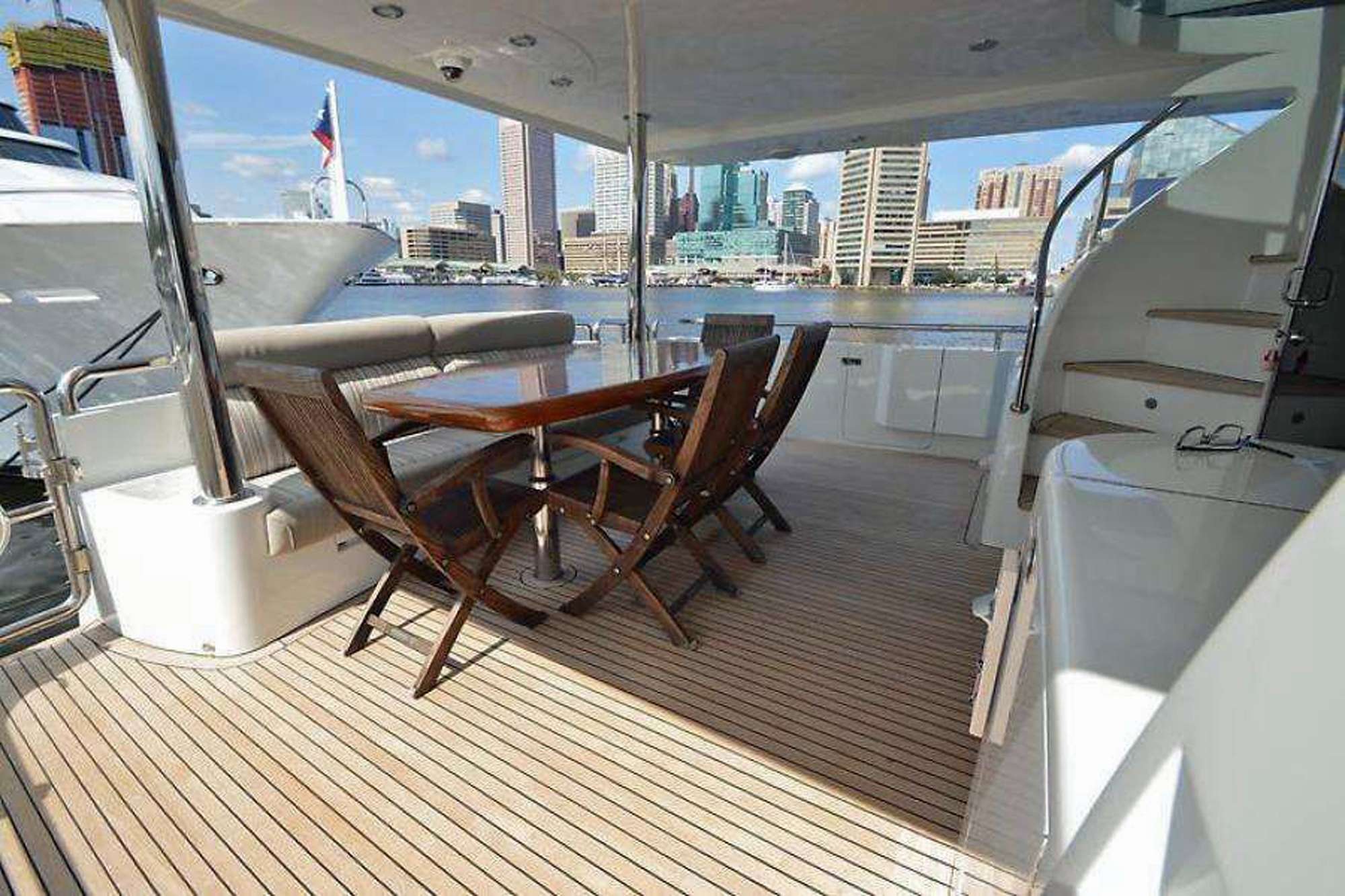 Aft Deck Seating Area