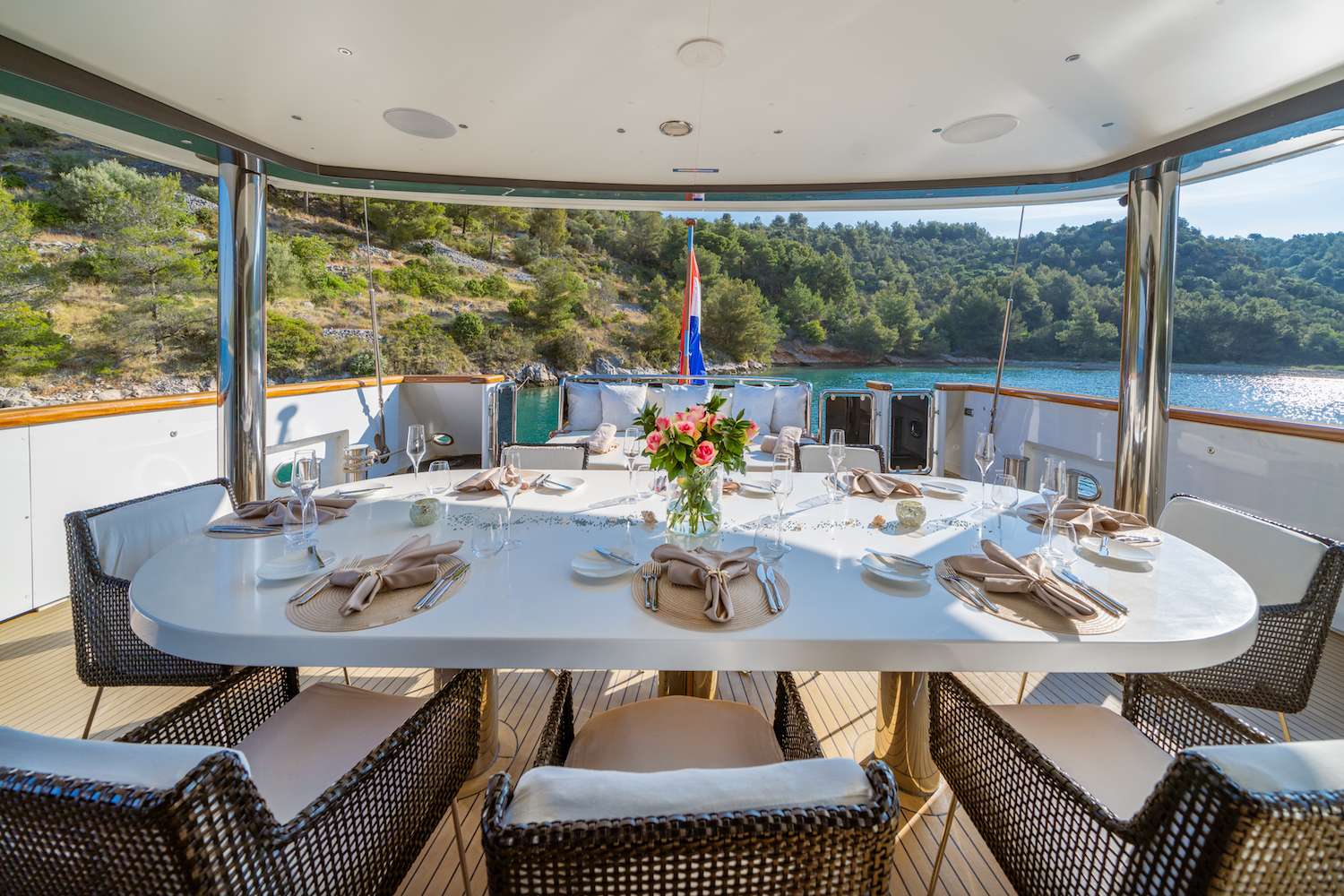 Aft deck