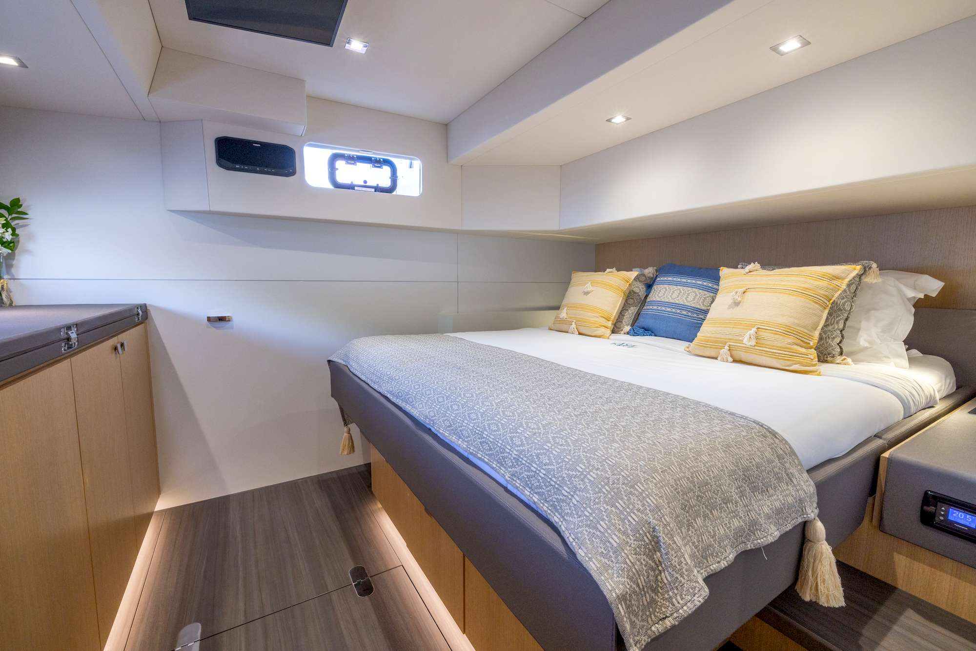 Aft queen berth guest suite