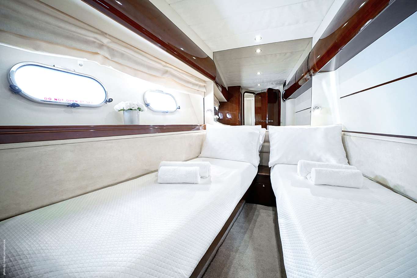 DISTAR PRINCESS Yacht Charter - Twin Cabin 2 beds converted into full bed upon request