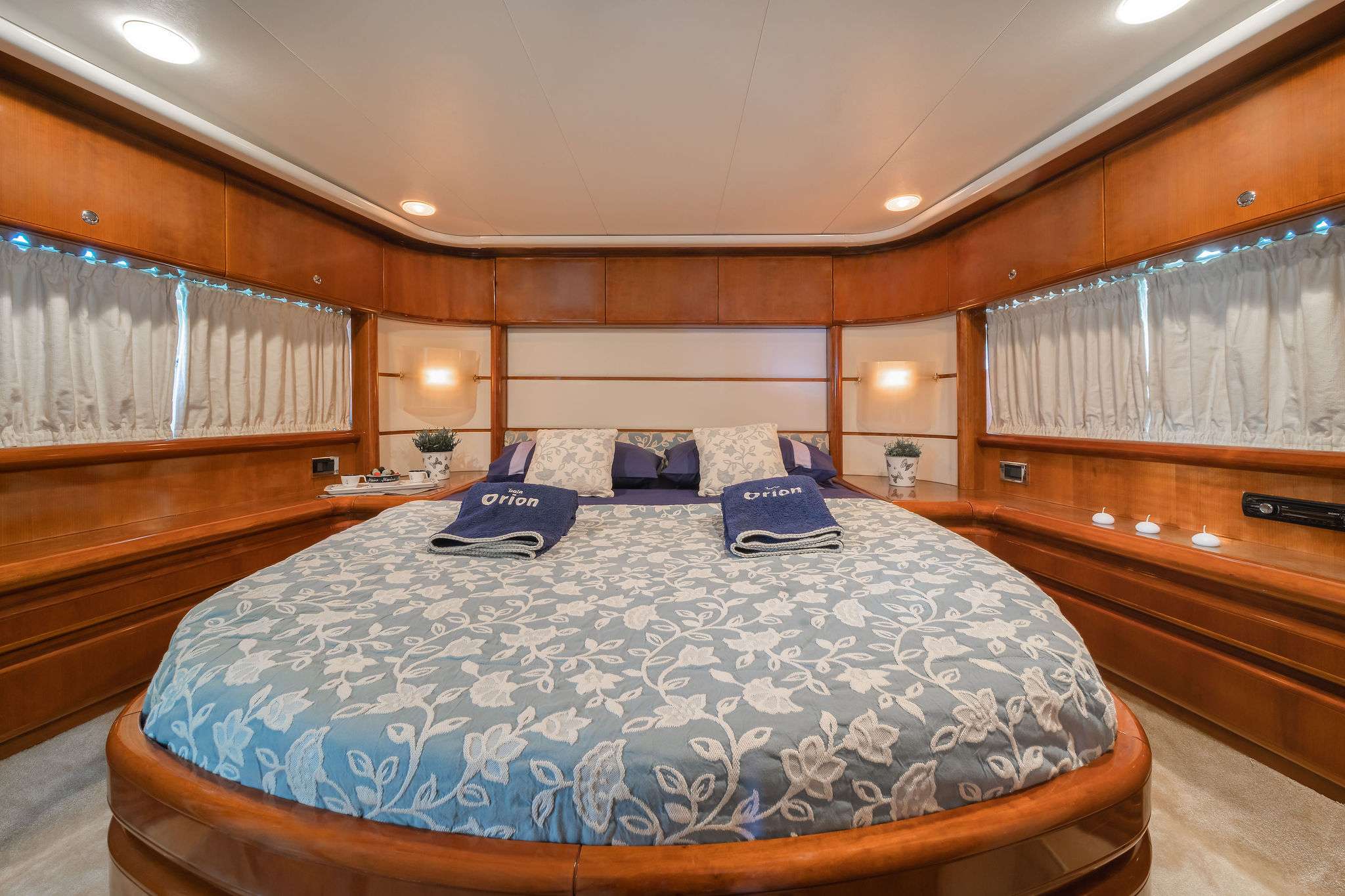 ORION Yacht Charter - Master Cabin