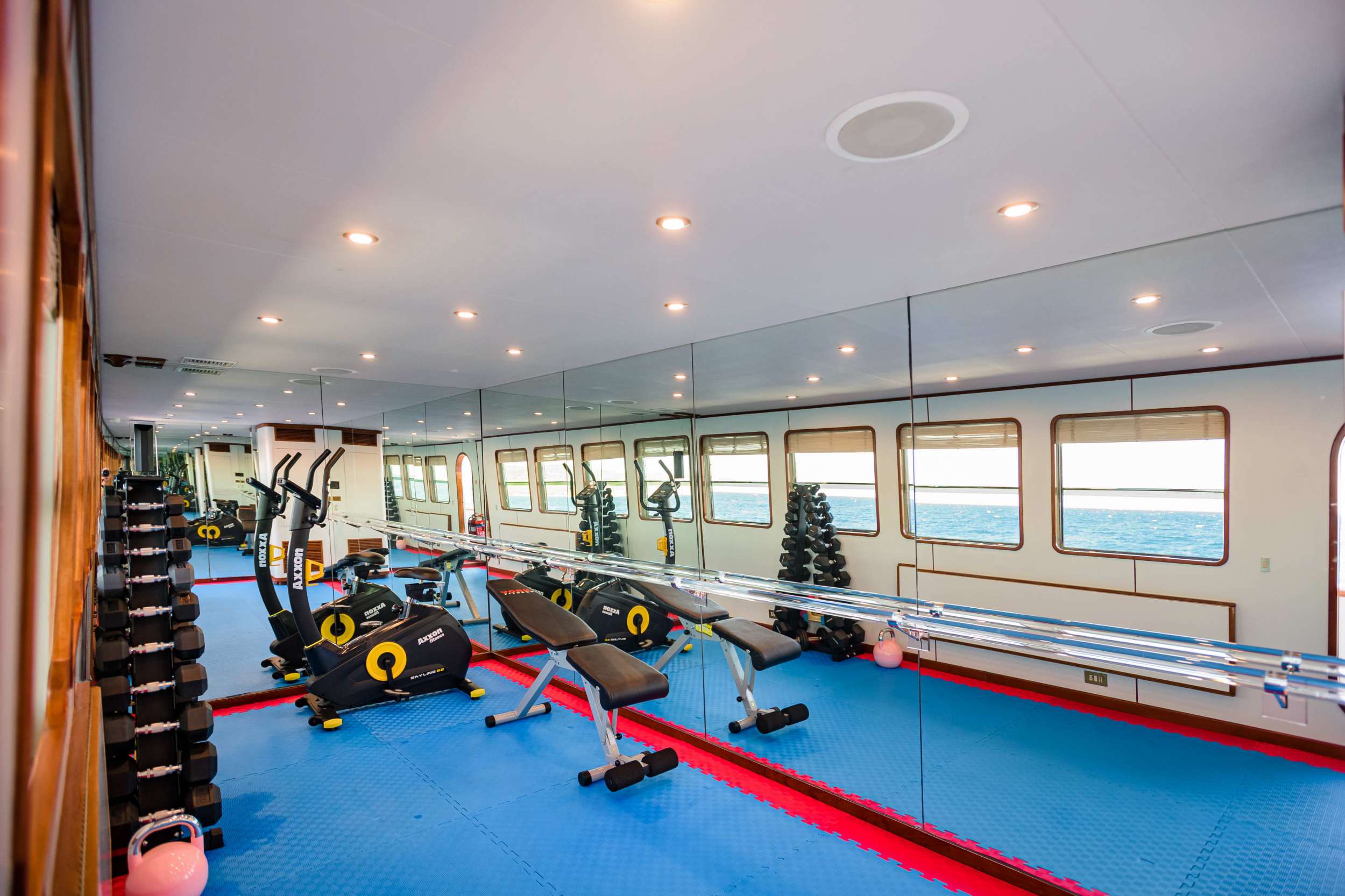 WIND OF FORTUNE Yacht Charter - Gym
