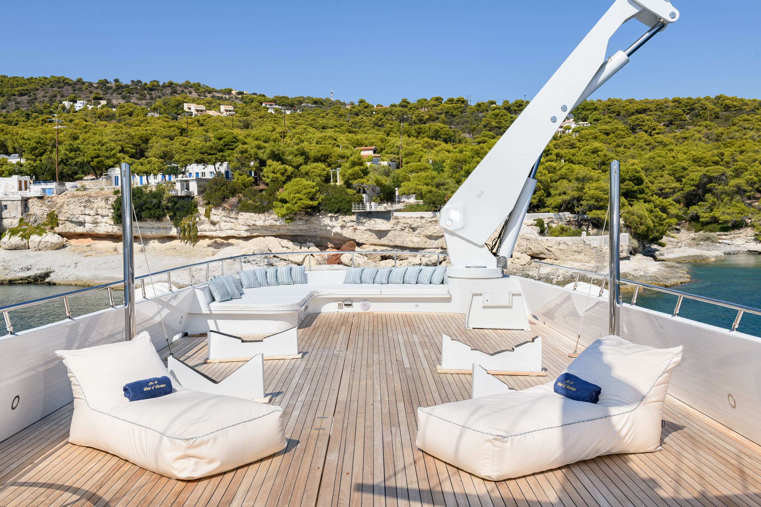 WIND OF FORTUNE Yacht Charter - Sun Deck