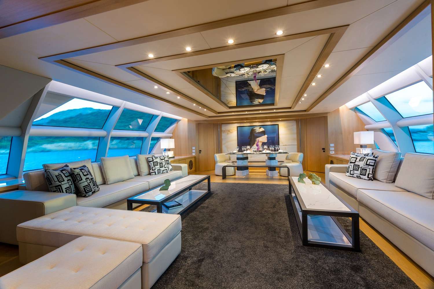 AQUARELLA Yacht Charter - Salon