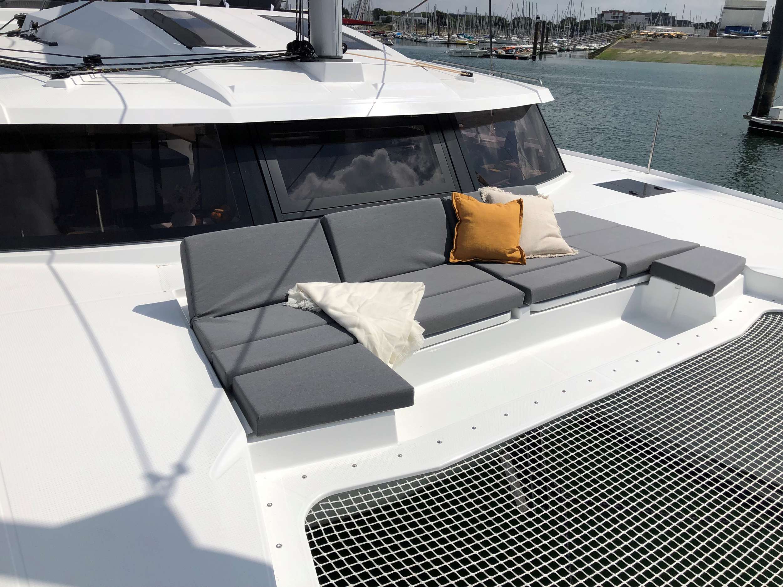 Dreamcatcher Yacht Charter - Foredeck lounge area