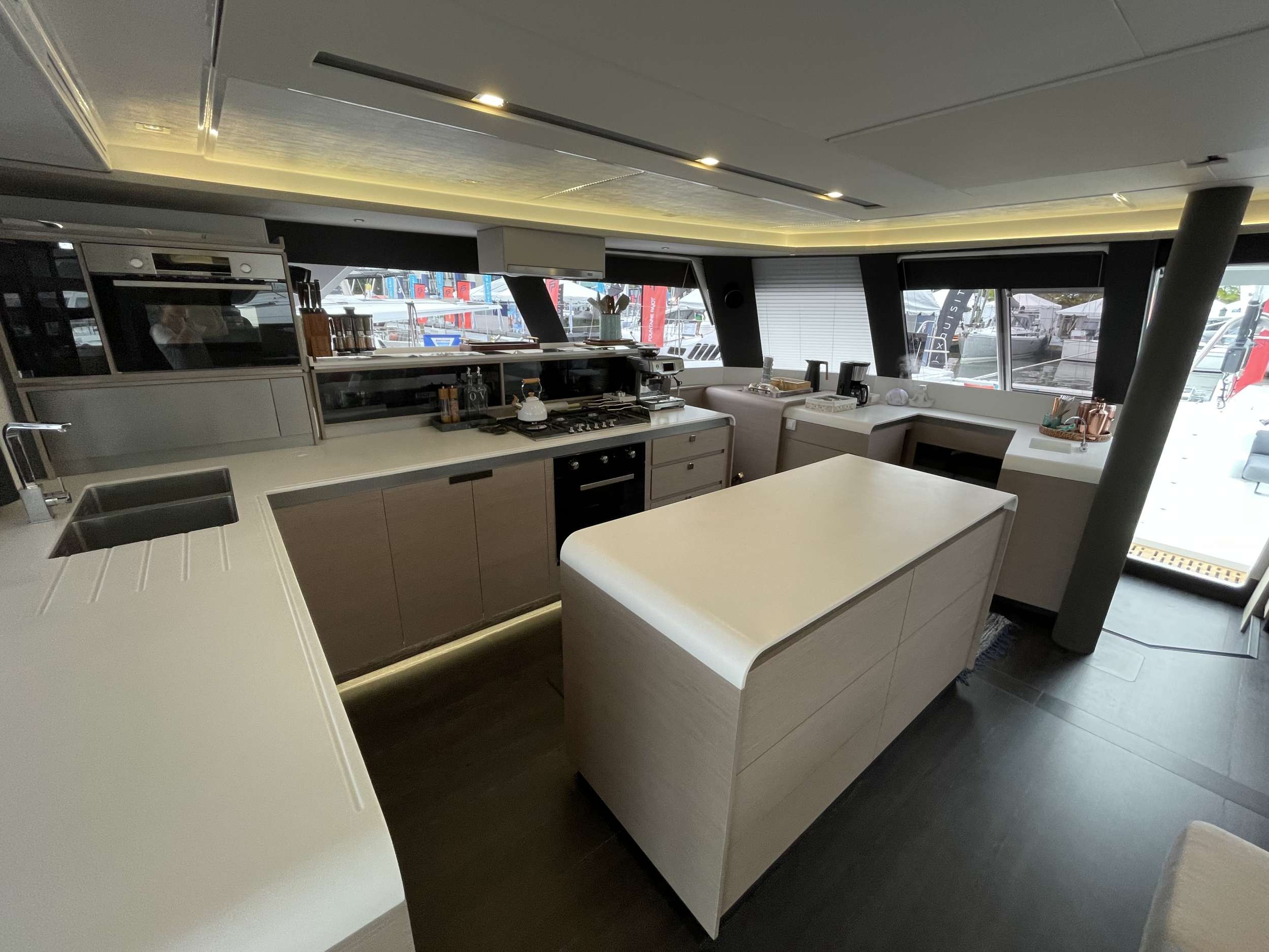 KRAZY KAT Yacht Charter - galley