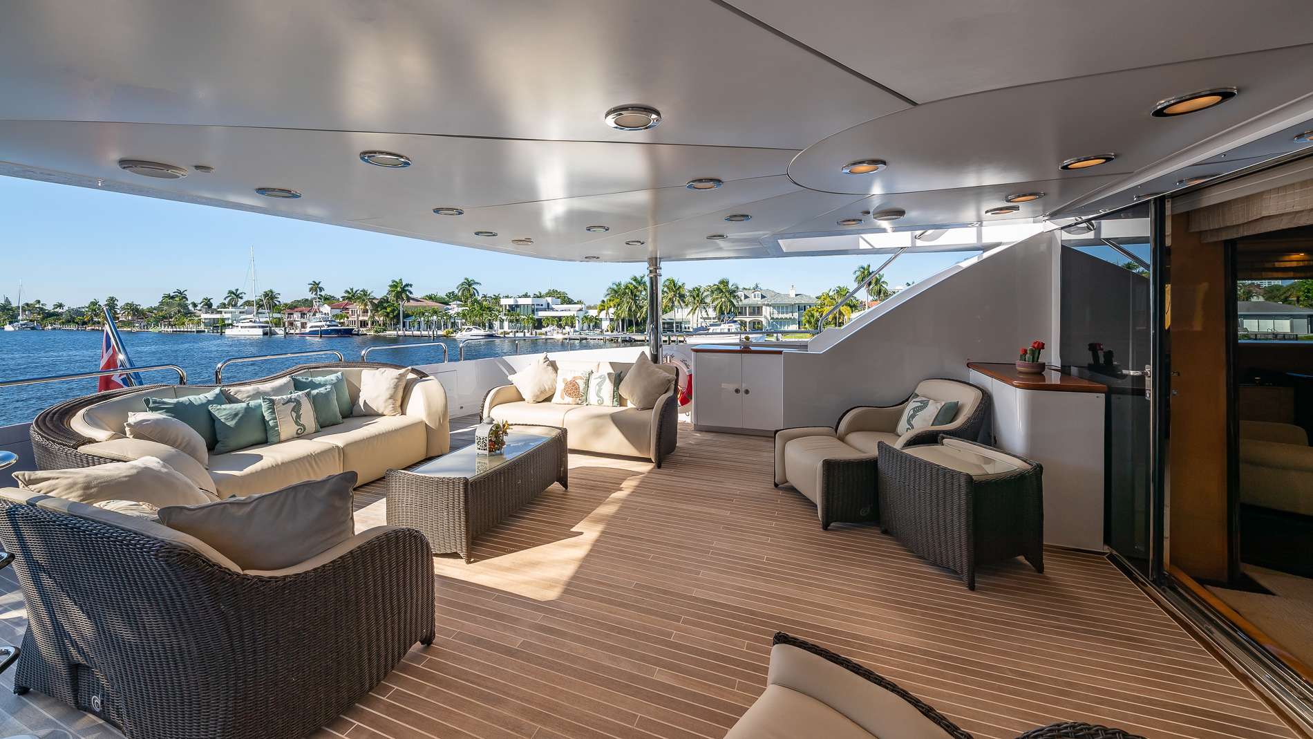 Private master stateroom deck 