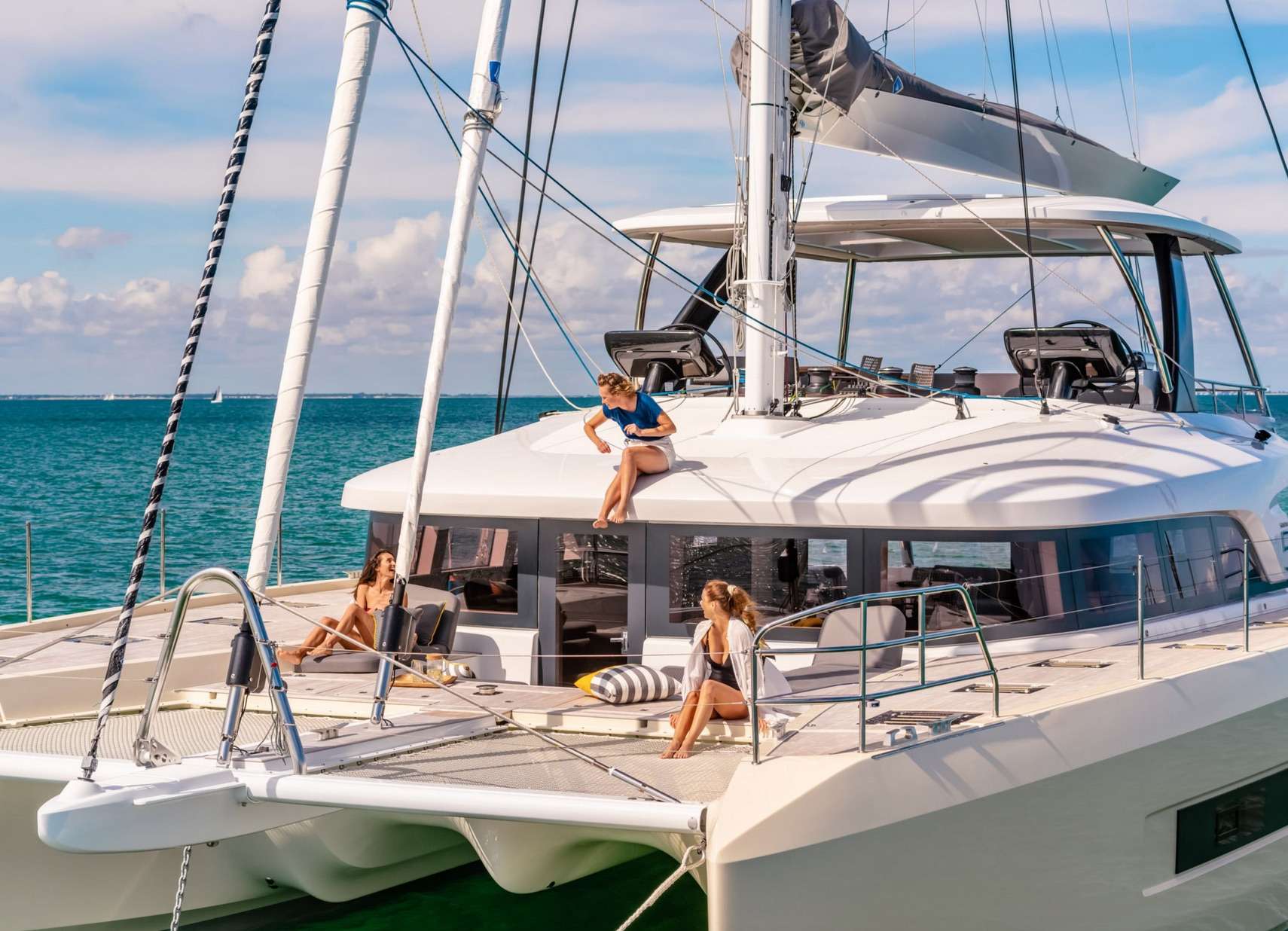 Foredeck relaxing