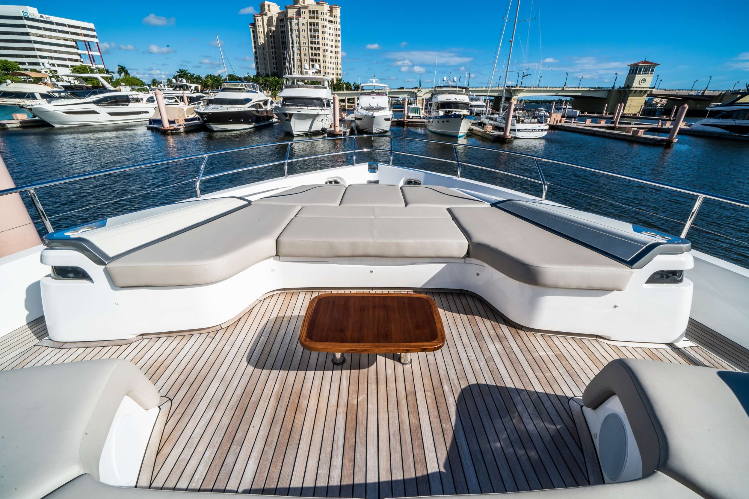 RECORD YEAR Yacht Charter - Foredeck Lounging