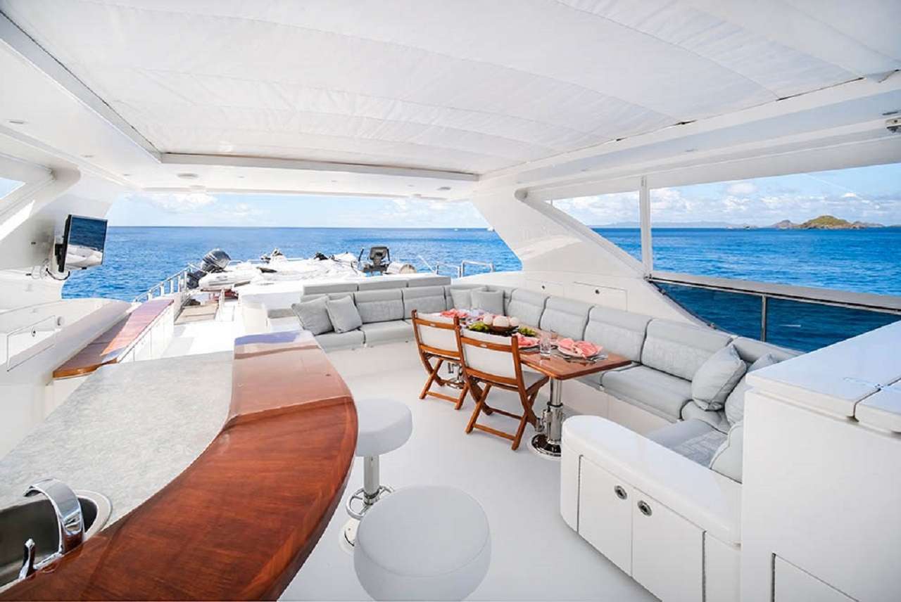 CYNDERELLA Yacht Charter - Top deck
